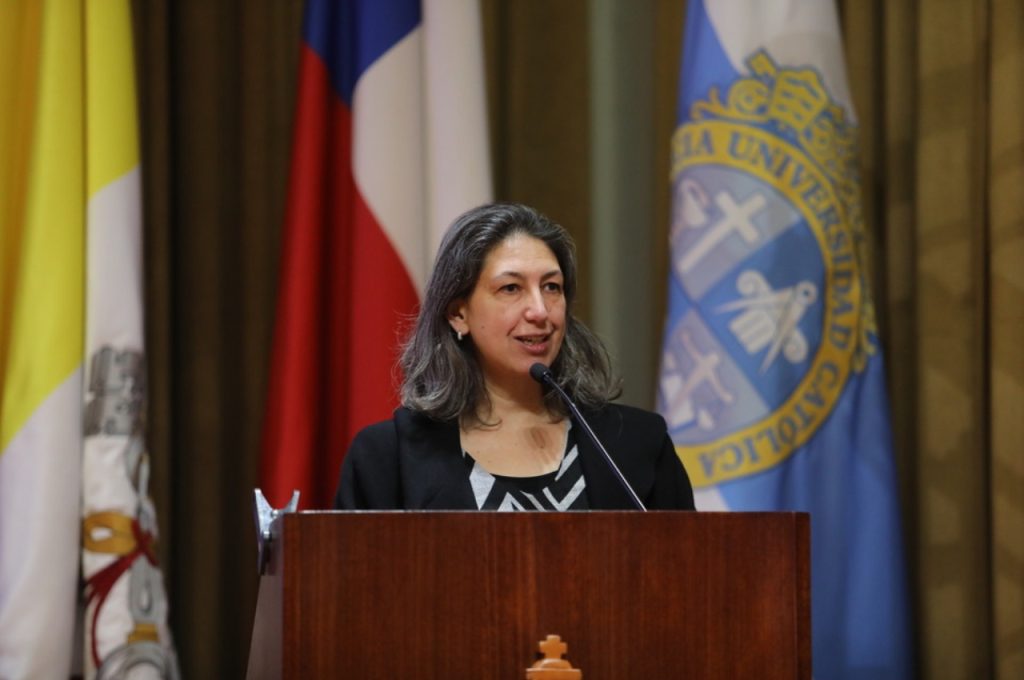 Catalina García, directora de Inclusión UC
